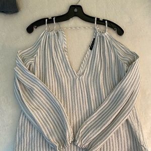 Maven West cold shoulder long sleeve